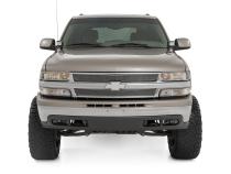 LED Light Kit Ditch Mount 2 Inch Black Pair Flood Chevy Silverado 1500 (99-06)/Tahoe (00-06) Rough Country