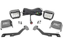 LED Light Kit Ditch Mount 3 Inch OSRAM Wide Ram 1500 2WD/4WD (2019-2026) Rough Country