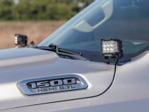 LED Light Kit Ditch Mount 3 Inch OSRAM Wide Ram 1500 2WD/4WD (2019-2026) Rough Country