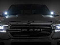 LED Light Kit Ditch Mount 2 Inch Spectrum Pair Spot Ram 1500 (19-26) Rough Country