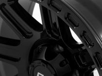 84 Series Wheel One-Piece Gloss Black 15x8 5x4.5 -19mm Rough Country