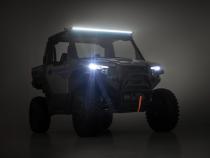50 Inch Single Row Light Mount Front Black Series Polaris XPEDITION ADV 5 Rough Country