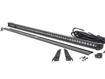 LED Light Kit Cage Mount 50 Inch Black Single Row Kawasaki Teryx 4 1000/Teryx4 800 Rough Country