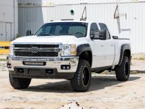 Pocket Fender Flares 6 Foot 7 Inch &amp;amp; 8 Foot Bed 16 Graystone Chevy Silverado 1500/2500HD/3500HD (07-14) Rough Country