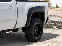 Pocket Fender Flares 6 Foot 7 Inch &amp;amp; 8 Foot Bed 16 Graystone Chevy Silverado 1500/2500HD/3500HD (07-14) Rough Country