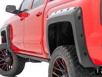 Pocket Fender Flares 6 Foot 7 Inch &amp;amp; 8 Foot Bed Chevy Silverado 1500 (14-18)/Silverado 2500 HD (15-19) Rough Country