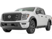 Pocket Fender Flares Crew Cab W/O Emblem Gloss Black Nissan Titan (17-24) Rough Country