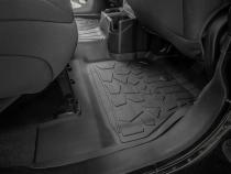 Flex Fit Floor Mats FR &amp;amp; RR 4 Door Jeep Wrangler Unlimited 4WD (18-26) Rough Country
