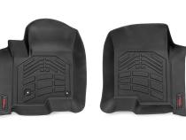 Floor Mats FR Bucket Crew Silverado/Sierra 1500/2500HD/3500HD (19-26) Rough Country