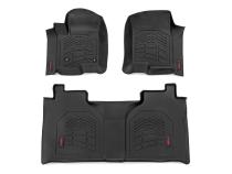 Sure-Fit Floor Mats FR &amp;amp; RR FR Bucket Crew Silverado/Sierra 1500/2500HD/3500HD (19-26) Rough Country