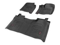 Sure-Fit Floor Mats FR &amp;amp; RR FR Bucket Crew Silverado/Sierra 1500/2500HD/3500HD (19-26) Rough Country
