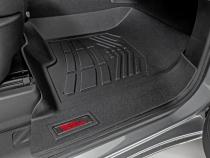 Floor Mats FR Bucket Crew Silverado/Sierra 1500/2500HD/3500HD (19-26) Rough Country