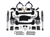 19-24 Silverado/Sierra 1500 4WD 6 Inch Lift Kit Fox Adventure Shocks Zone Offroad