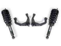 19-26 Chevrolet Silverado 1500 - GMC Sierra 1500 4WD 2 Inch Leveling Kit, 0 Inch Rear Lift - Nitro Loaded Struts Zone Offroad