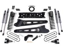 19-24 RAM 3500 6.5 Inch Radius Arm 5 Inch Rear Block With Overload Diesel 8-Bolt T-Case Fox Adventure Shocks Zone Offroad