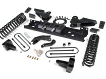 19-24 RAM 3500 4.5 Inch Radius Arm Bracket 2 Inch Rear Block With Overload Diesel 6-Bolt T-Case Fox Adventure Shocks Zone Offroad