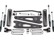 05-07 Ford F-250/F-350 Super Duty 4 Inch Radius Arm Lift Kit Diesel Fox Adventure Shocks Zone Offroad