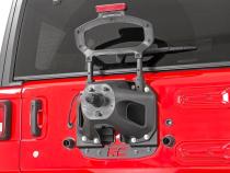 Jeep Spare Tire Relocation Bracket 18-20 Wrangler JL w/Rear Proximity Sensors Rough Country
