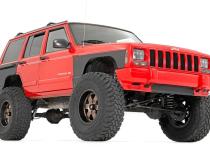 Jeep Front Upper and Lower Quarter Panel Armor 84-96 Cherokee XJ Rough Country