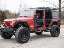Jeep Front &amp;amp; Rear Steel Tube Doors 07-18 Wrangler JK Rough Country