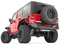 Jeep Rock Crawler Rear HD Bumper w/Tire Carrier 07-18 Wrangler JK Rough Country