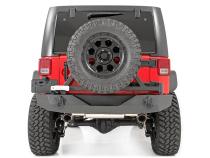 Jeep Rock Crawler Rear HD Bumper w/Tire Carrier 07-18 Wrangler JK Rough Country