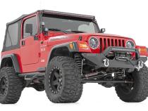 Jeep Full Width Front LED Winch Bumper 87-06 Wrangler YJ/TJ Rough Country