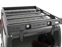 Jeep Roof Rack System w/Black-Series LED Lights 18-20 Wrangler JL Rough Country