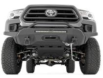 Front Bumper High Clearance Hybrid Winch Mount Only with 20 Inch LED Light Bar 16-22 Toyota Tacoma Rough Country