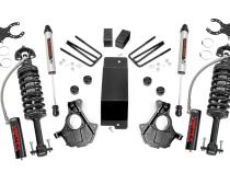 3.5 Inch GM Suspension Lift Knuckle Kit w/ Vertex and V2 Shocks (14-18 1500 PU 4WD Aluminum and Stamped Steel) Rough Country