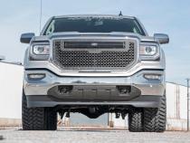 3.5 Inch GM Suspension Lift Knuckle Kit w/ Vertex and V2 Shocks (14-18 1500 PU 4WD Aluminum and Stamped Steel) Rough Country