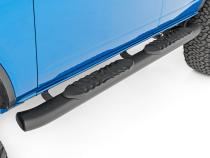 Oval Nerf Step 4.5 Inch 4-Door Black 21-Up Ford Bronco 4WD Rough Country