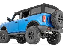 Oval Nerf Step 4.5 Inch 4-Door Black 21-Up Ford Bronco 4WD Rough Country