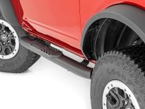 Oval Nerf Steps 2-Door Black Ford Bronco 2 Door 4WD 21-Up Rough Country
