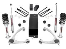 3.5 Inch Suspension Lift Kit w/Upper Control Arms N3 Struts &amp;amp; Shocks 07-13 Silverado/Sierra 1500 4WD Rough Country