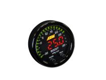 X-Series Boost Gauge 0-35psi/2.5bar Black Bezel and Black Faceplate AEM Electronics