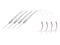 4 K-Type Closed Tip Thermocouple 1800В F (982.2В C) Max Temp Inconel Sheath 1/8 Inch NPT Compression Fitting AEM Electronics