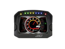 CD-5G Carbon Non-Logging Display with Internal GPS 5-inch diagonal screen, carbon fiber composite enclosure, GPS antenna and wiring harness included AEM Electronics