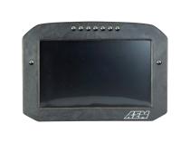 CD-7F Carbon Flat Panel Non-Logging Non-GPS Display 7 Inch Diagonal Screen Wiring Harness Included AEM Electronics