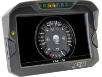 CD-7G Carbon Non-Logging Display with Internal GPS 7-inch diagonal screen, carbon fiber enclosure, GPS antenna and wiring harness included AEM Electronics