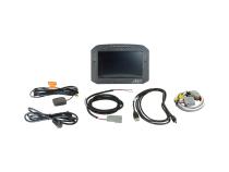 CD-7FLG Carbon Flat Panel Logging Display with Internal GPS 7-inch diagonal screen, carbon fiber enclosure, GPS antenna and wiring harness included, Does Not Include Buttons (See PN 30-3610) AEM Electronics