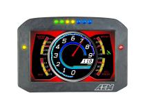 CD-7FLG Carbon Flat Panel Logging Display with Internal GPS 7-inch diagonal screen, carbon fiber enclosure, GPS antenna and wiring harness included, Does Not Include Buttons (See PN 30-3610) AEM Electronics