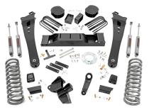 5.0 Inch Dodge Radius Arm Suspension Lift Kit (2020 Ram 3500 4WD Diesel, Air Ride, Dual Rear Wheels) Rough Country