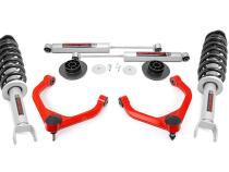 3 Inch Lift Kit N3 Struts/Shocks Red Ram 1500 4WD (2012-2018 &amp;amp; Classic) Rough Country