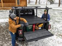 BAKFlip MX4 TS Hard Folding Truck Bed Cover 2017-2025 Ford F-250/350 8 Foot 2 Inch Bed BAK