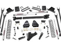6 Inch Ford 4-Link Suspension Lift Kit 17-19 F-250/350 4WD w/Front Drive Shaft Diesel 4 Inch Axle w/o Overloads Rough Country