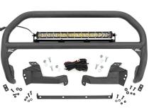 Nudge Bar 20 Inch Chrome Series Single Row LED 21-Up Ford Bronco Sport Rough Country