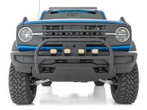 Nudge Bar 20 Inch Chrome Series Single Row LED 21-Up Ford Bronco 4WD Rough Country