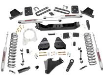6 Inch Suspension Lift Kit 17-19 F-250/350 4WD Diesel 4 Inch Axle w/o Overloads Rough Country