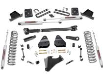 4.5 Inch Suspension Lift Kit w/Front Drive Shaft 17-19 F-250 4WD Diesel Rough Country